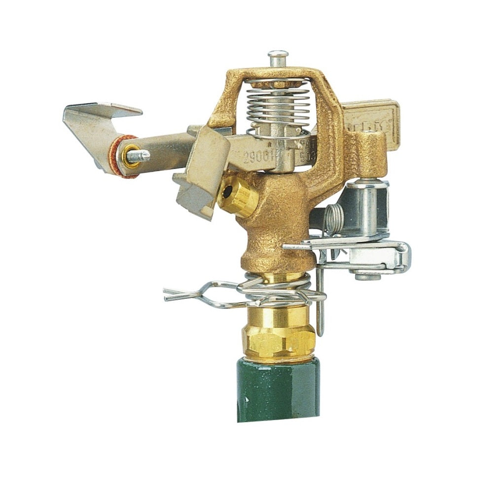 25PJLSP - Brass Impact Sprinkler On Hose End Spike