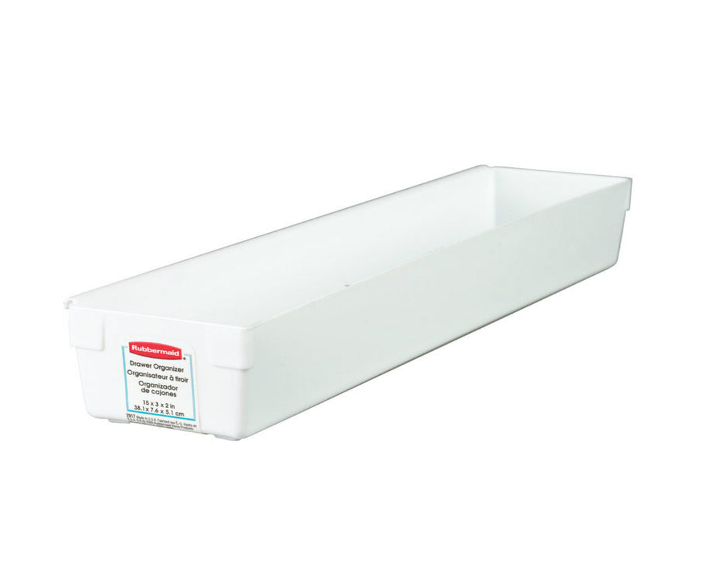 Rubbermaid 2915-RD WHT Drawer Organizer, 9  Drawer organisers, Plastic drawer  organizer, Shelf organization