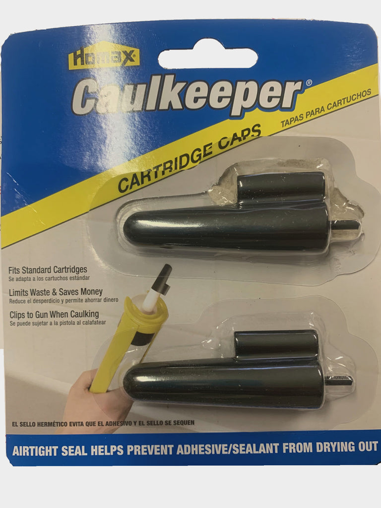 Homax 34065 CAULKEEPER Caulk Caps, Plastic, Black