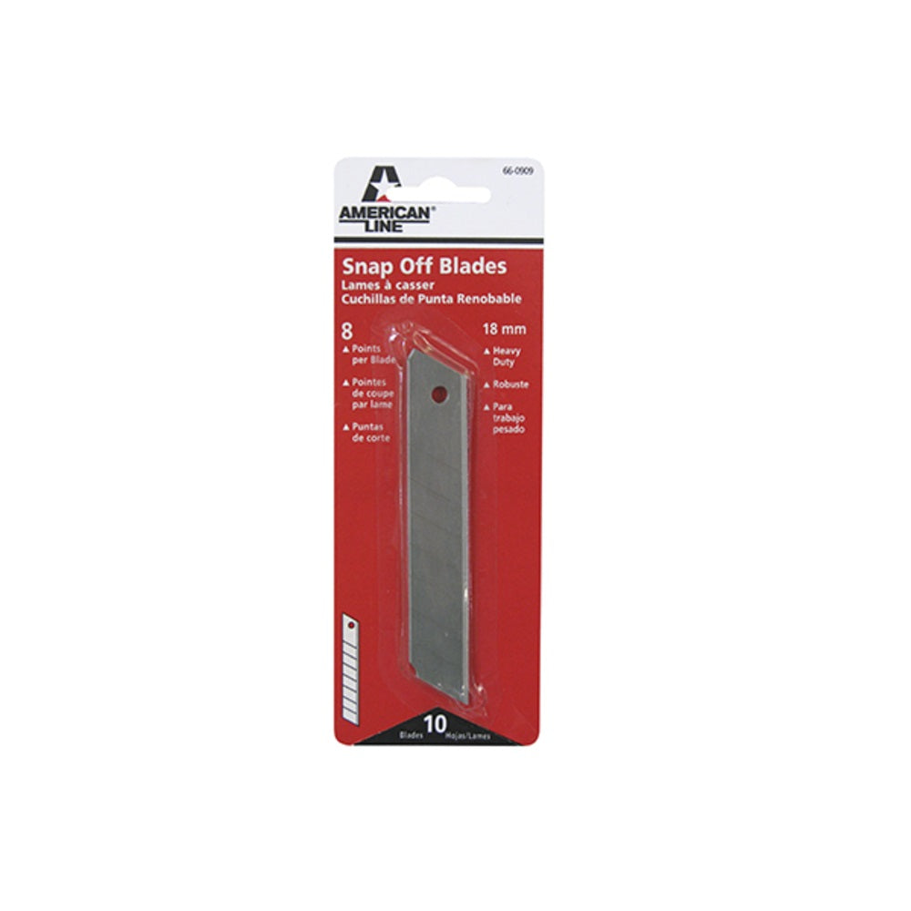 Allway Tools DSP100 3 Notch Utility Knife Blades, 100/Pack