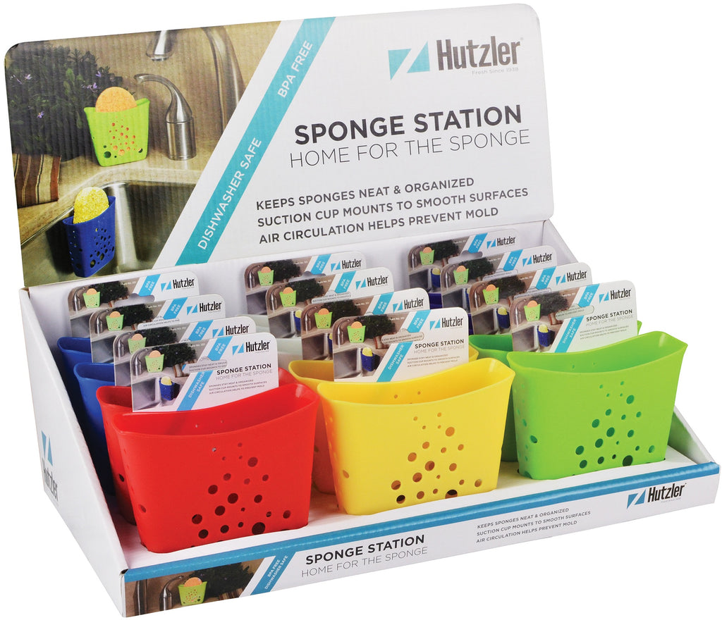 Hutzler 7077pro Sponge Station Assorted Colors — Life And Home 