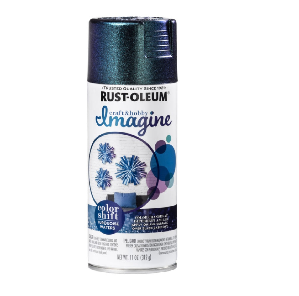 Rust-Oleum 353336 Shift Spray Paint, Turquoise Waters — LIfe and Home