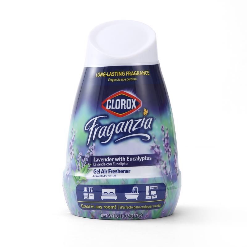 Clorox Fraganzia Lavender Scent Air Freshener 6 oz Gel 1 pk