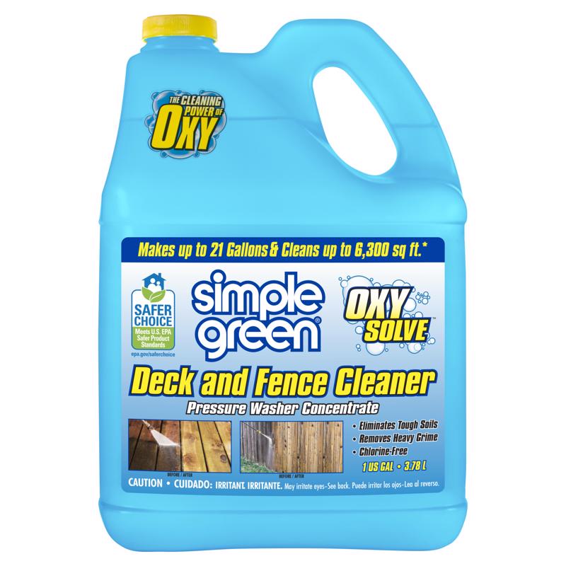 Simple Green Oxy Solve Deck and Fence Cleaner 1 gal Liquid