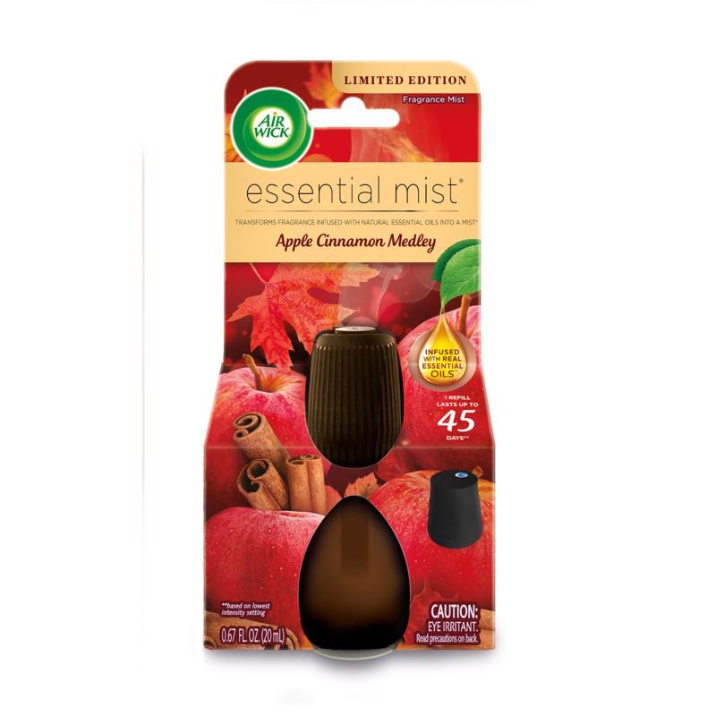 Air Wick Apple & Cinnamon Scent Air Freshener Refill 0.67 oz Liquid 1 pk