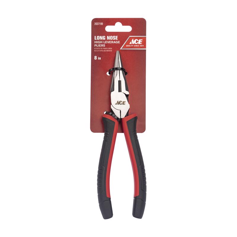 Ace 1 pc Alloy Steel Long Nose Pliers 8 in. L