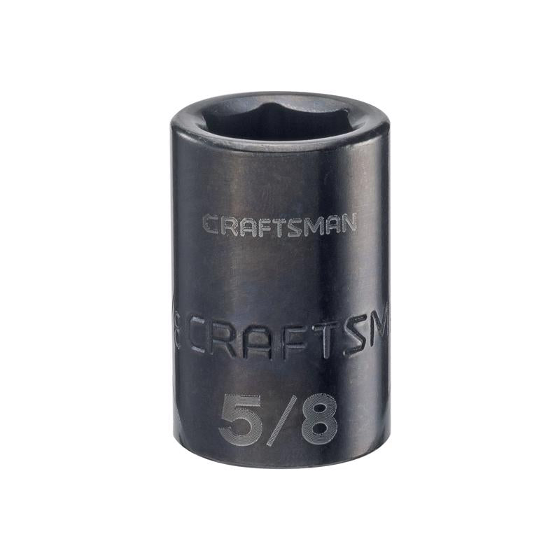 CRAFTSMAN 5/8 in. X 1/2 in. drive SAE 6 Point Impact Socket 1 pc