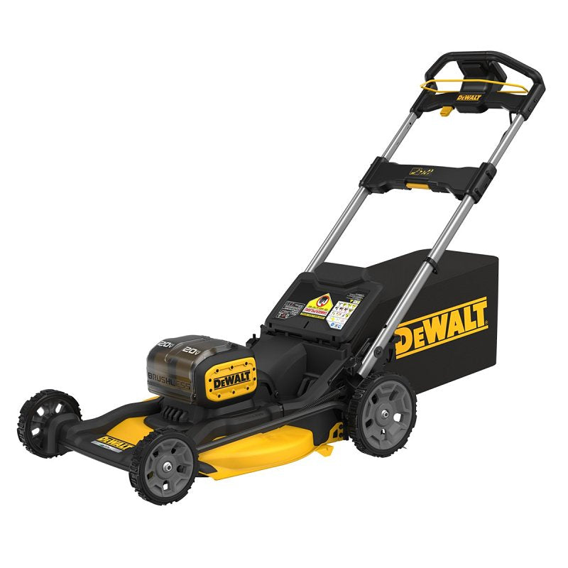 DEWALT DCMWP234U2 Cordless Push Mower, Battery Included, 10 Ah, 20 V, 21-1/2 in W Cutting, 75 min Battery Run