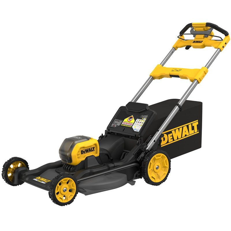 DEWALT DCMWSP650Y2 Self-Propelled Mower Kit, Battery Included, 60 V, Lithium-Ion, 21 in W Cutting, 1 -Blade