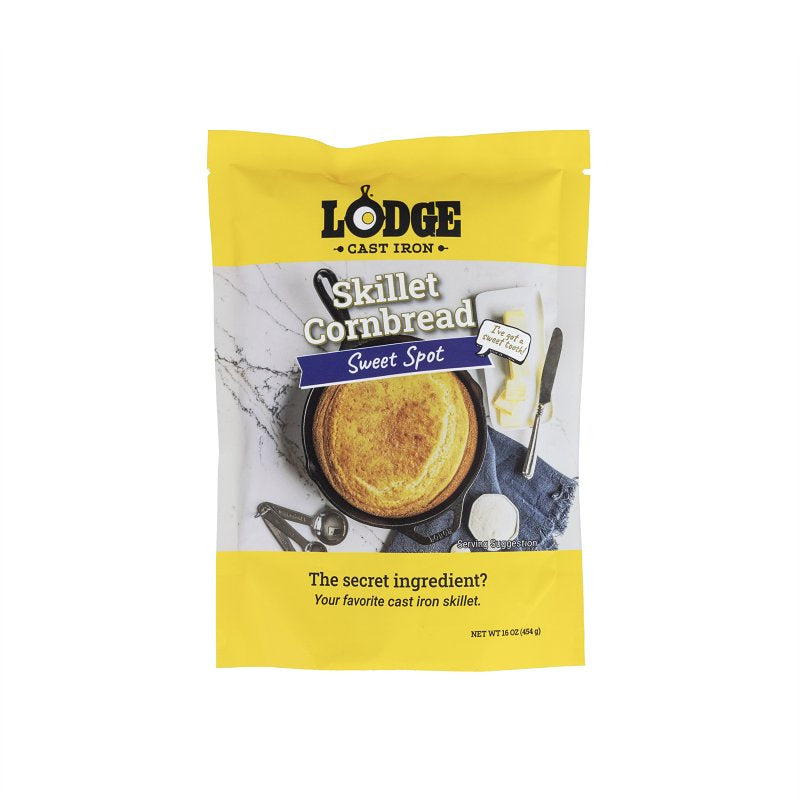 Lodge OW76880 Skillet Cornbread Mix, 16 oz, Sweet Spot