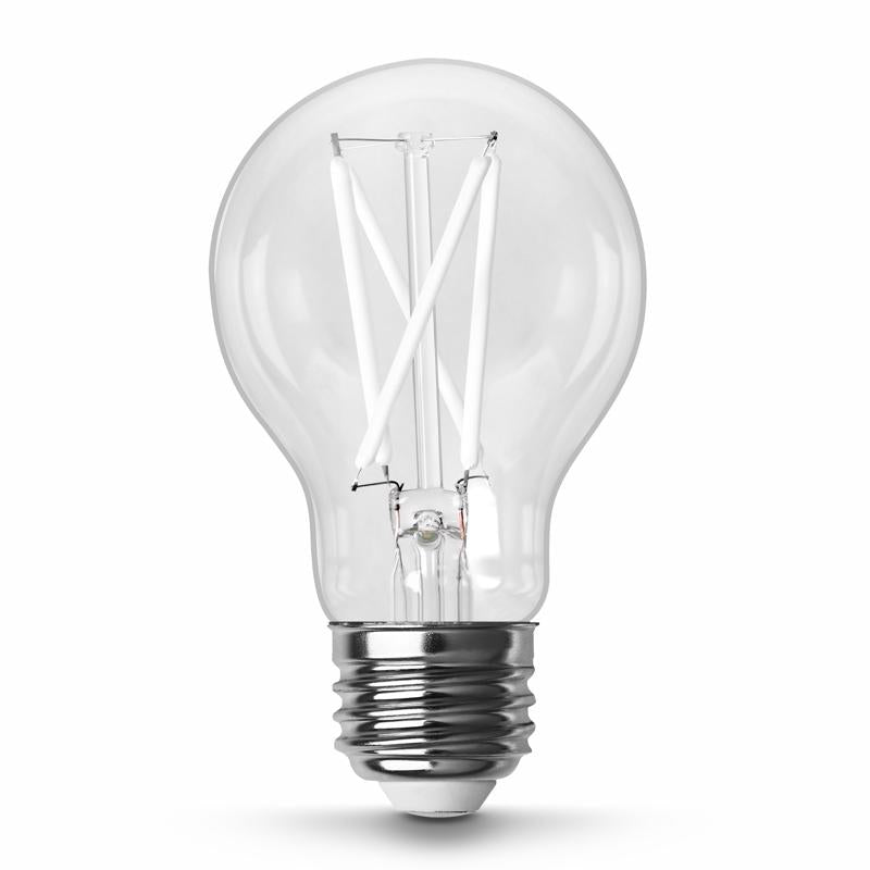 Feit A19 E26 (Medium) Filament LED Bulb Soft White 60 Watt Equivalence 8 pk