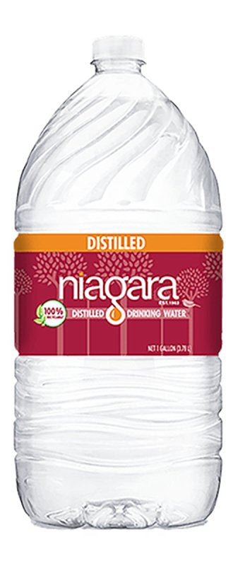 niagara NDW1GP6DS Distilled Water, 1 gal Bottle, 6/PK