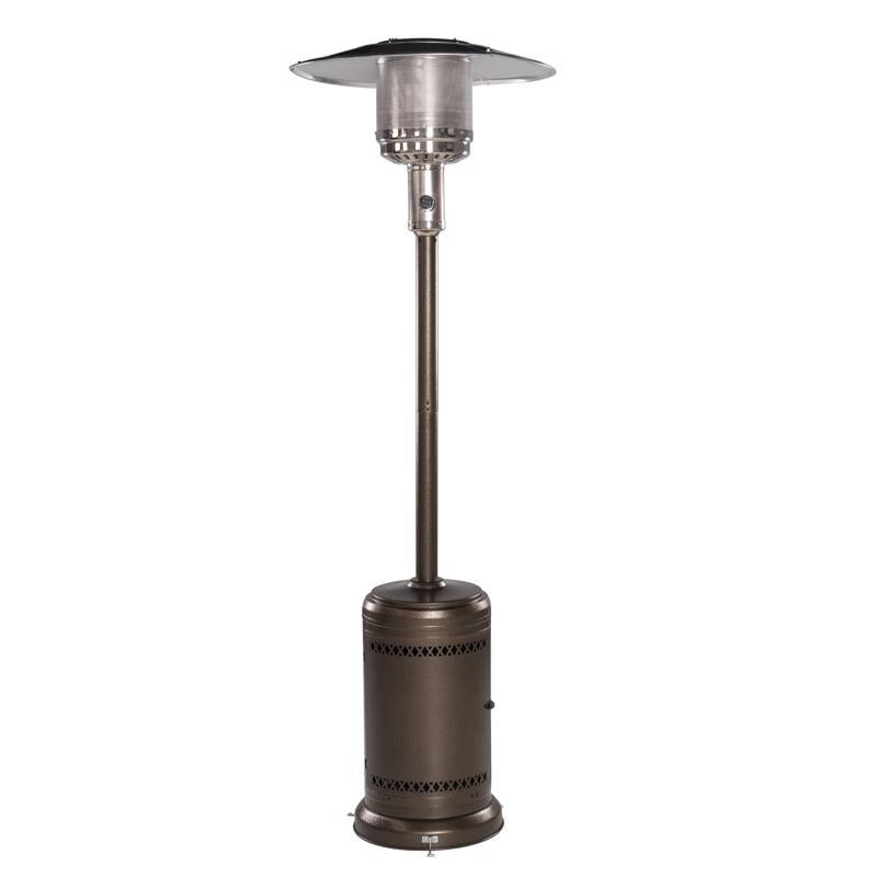 Living Accents 46000 BTU Propane Steel Freestanding Patio Heater 250 sq ft