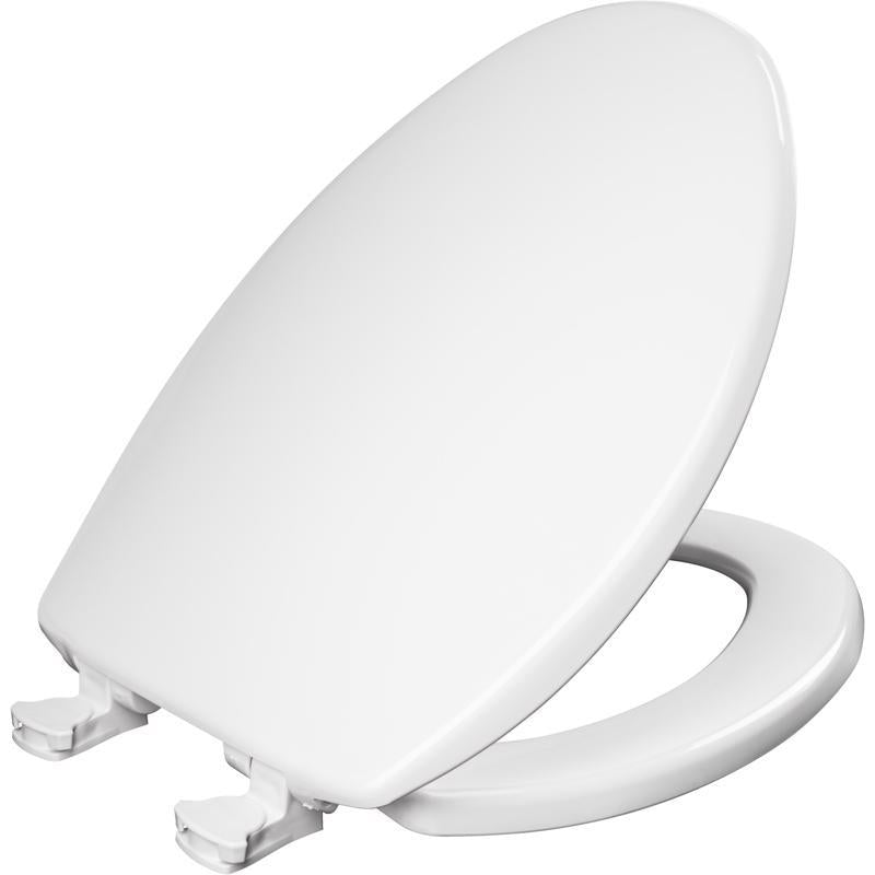 Mayfair Bemis Elongated White Plastic Toilet Seat