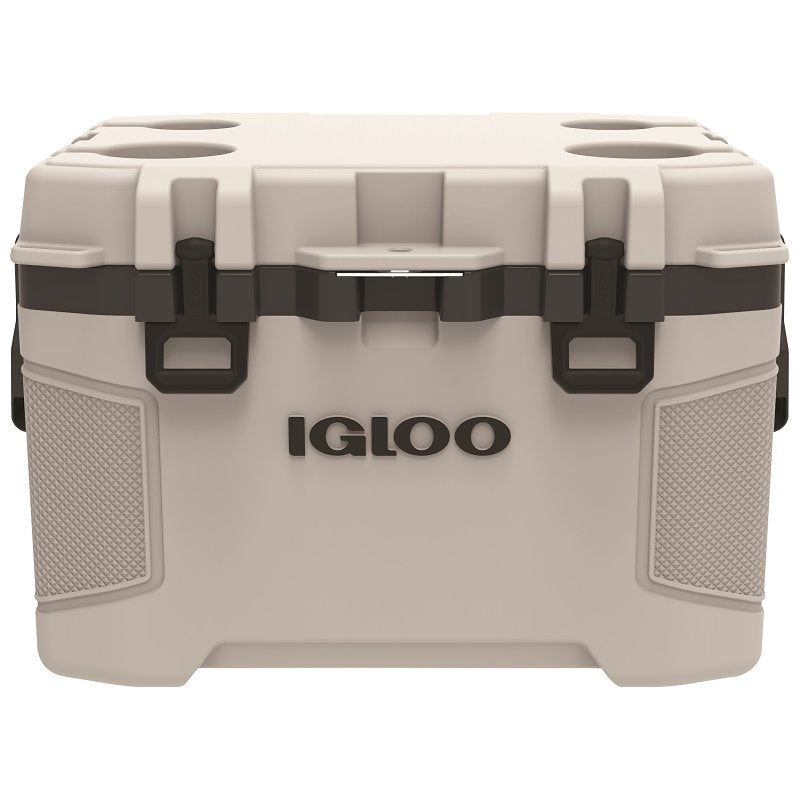 Igloo Trailmate Series 50215 Cool Box, 50 qt Cooler, Polyethylene/Polypropylene, Bone, 5 days Ice Retention