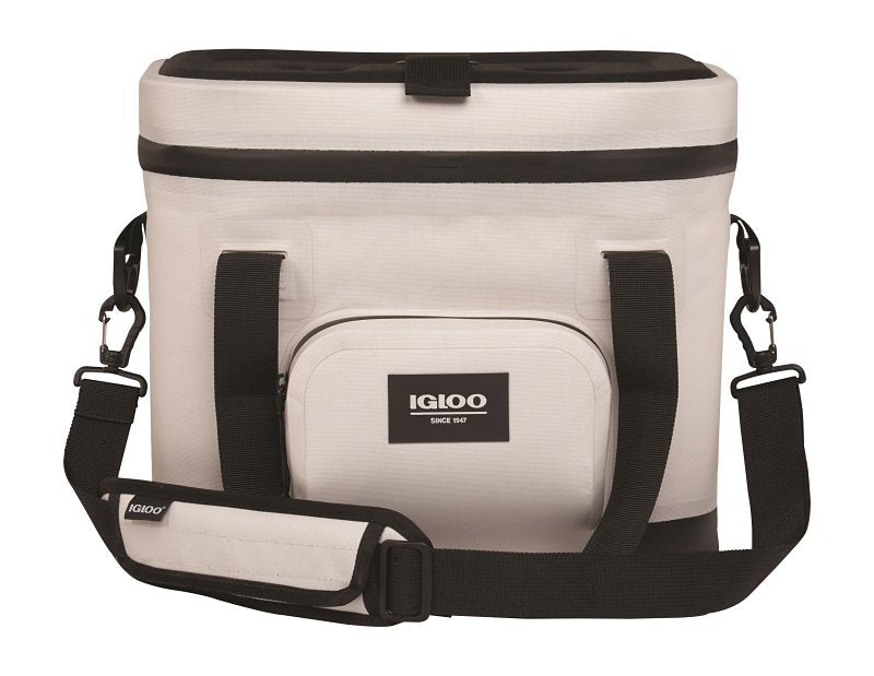 Igloo Trailmate Series 62200 Heavy-Duty Cool Bag, 30 cm L, 37 cm W, 12 qt, EVA/HDPE/Polyester, Bone, Zipper