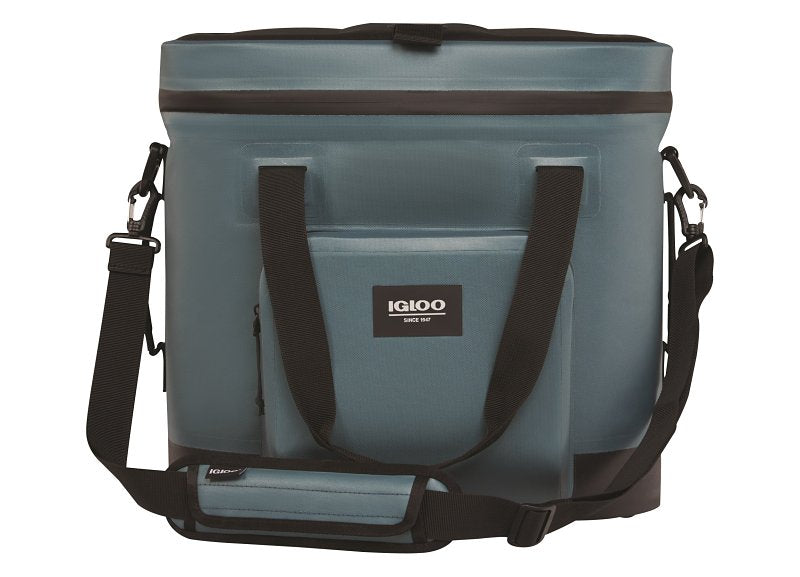 Igloo Trailmate Series 62207 Heavy-Duty Cool Bag, 31 cm L, 44.5 cm W, 30 qt, EVA/HDPE/Polyester, Spruce, Zipper