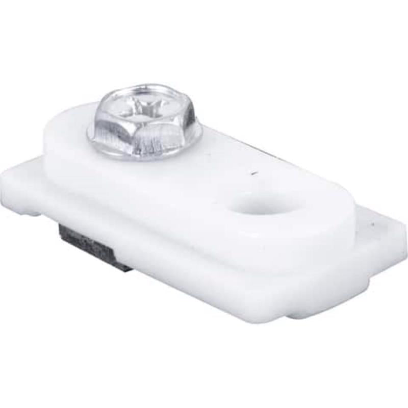 Ace Plastic Coated White Nylon Bracket 1 pc