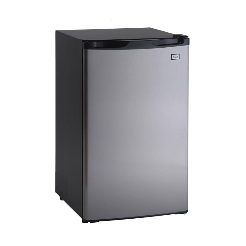 Avanti 4.4 cu ft Black/Silver Stainless Steel Compact Refrigerator 228 W