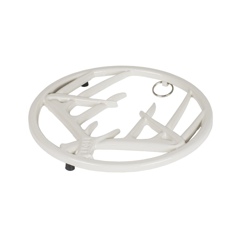 Lodge White Antler Cast Iron Trivet