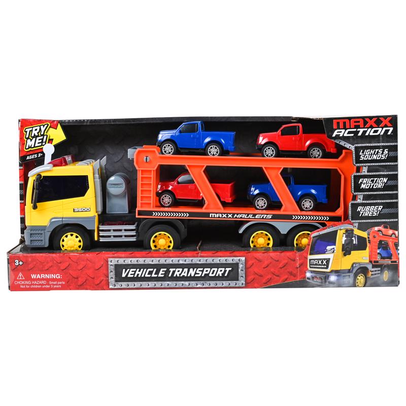 Sunny Days Maxx Action Toy Long Hauler Truck Multicolored 5 pc