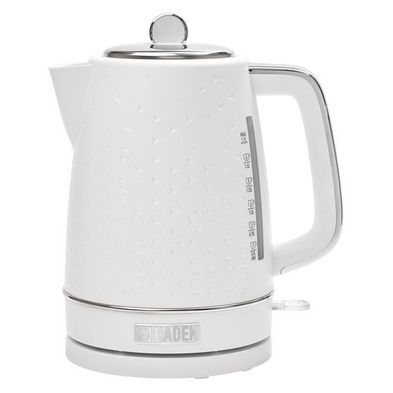 Haden Starbeck White ABS 1.7 L Electric Tea Kettle