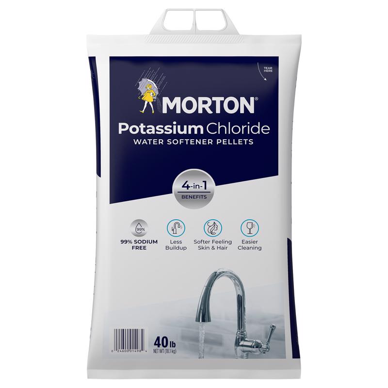 Morton Salt Potassium Chloride Pellets 40 lb