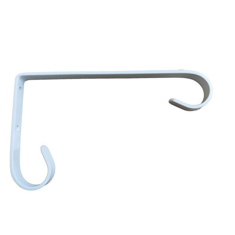 Living Accents White Steel 6 in. H Basic Plant Hook 1 pk