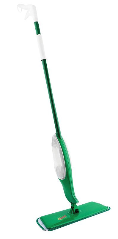 Libman Freedom Series 4002 Spray Mop, 18 oz Bottle, Microfiber Mop Head, Green Mop Head, 49 in L