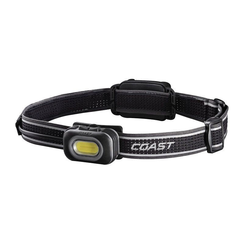 Coast RL10R Rechargeable Headlight, LED Lamp, 13 Lumens Low, 600 Lumens High, 750 Lumens Turbo, 28 hr Low, 2 hr High Run Time