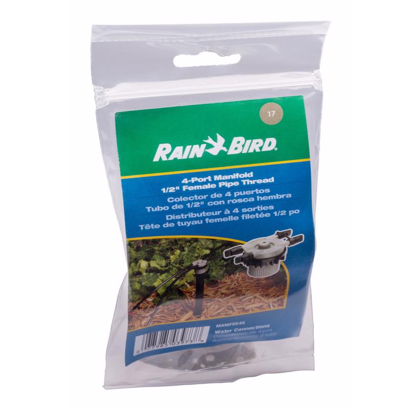 Rain Bird 4 ports Drip Irrigation Manifold