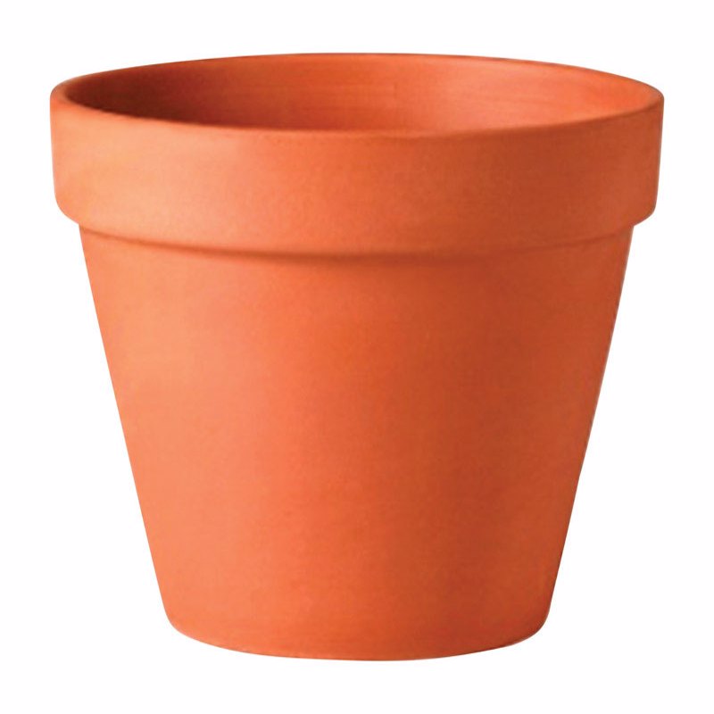 Deroma 2.5 in. H X 3.5 in. D Terracotta Cylinder Planter Terracotta