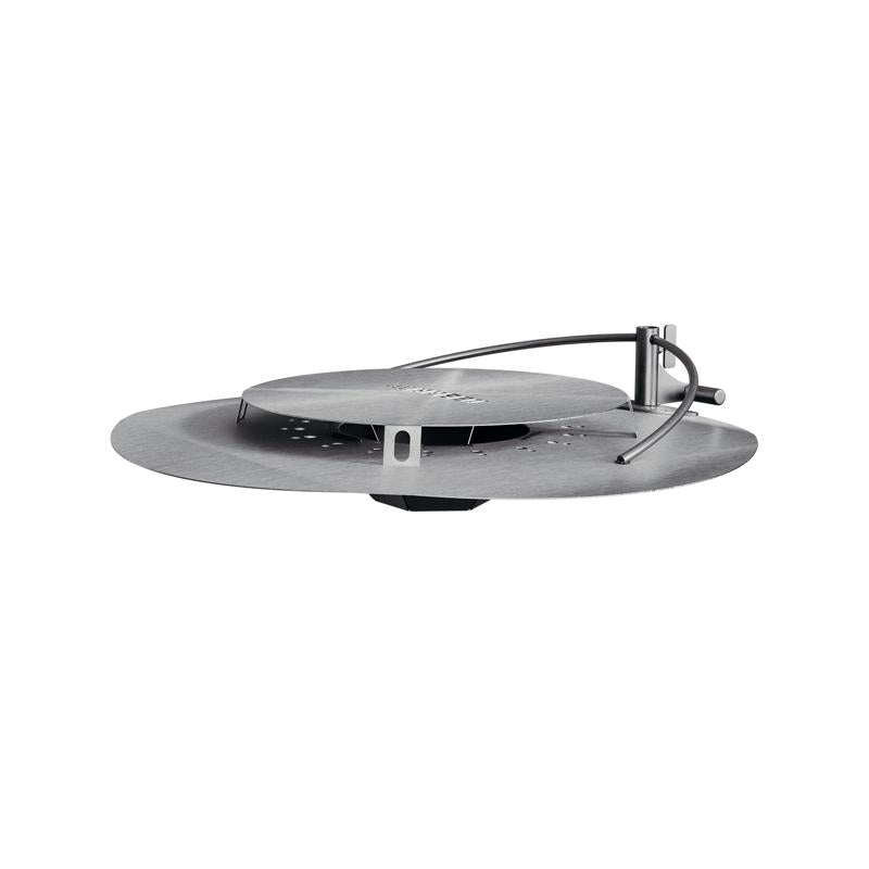 Breeo Outpost 24 Stainless Steel Heat Deflector 6.5 in. H X 24 in. W X 24 in. D