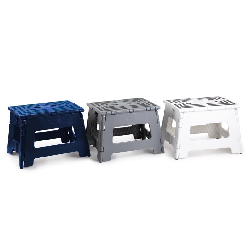 Core Kitchen 9 in. H X 9 in. W X 12 in. D 250 lb. capacity 2 step Plastic Folding Step Stool