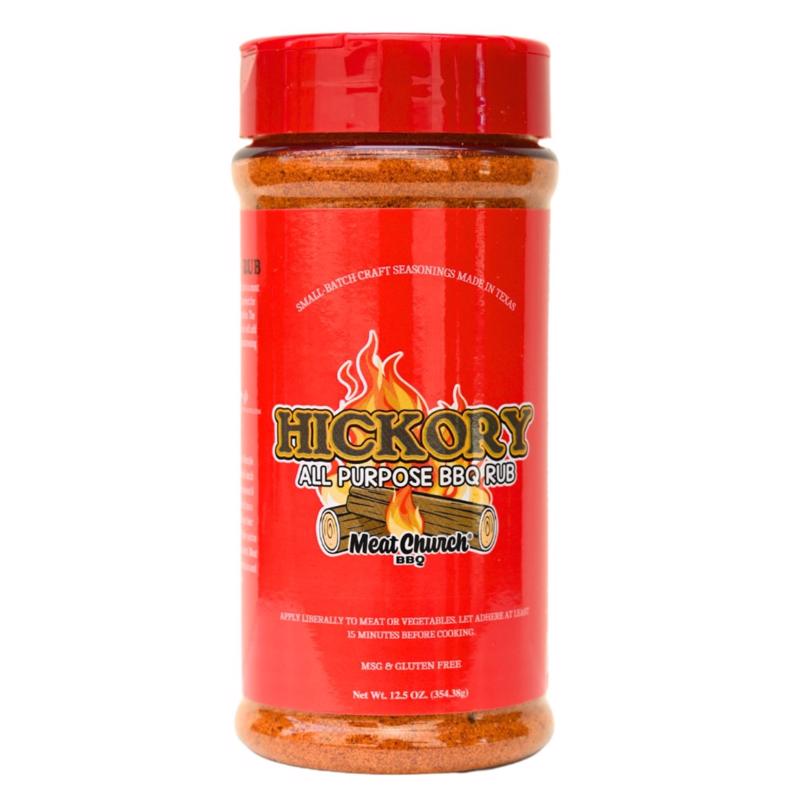 MEAT CHURCH Hickory All-Purpose HICKORY BBQ Rub 12.5 oz