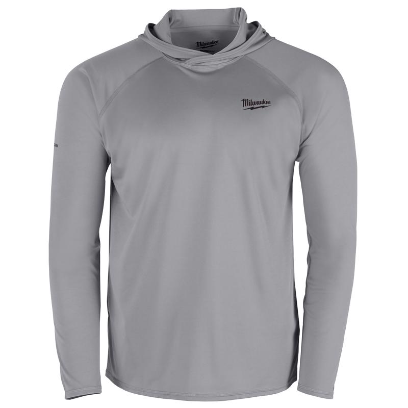 Milwaukee Workskin M Long Sleeve Men's Hooded Gray Hooded Sweatshirt