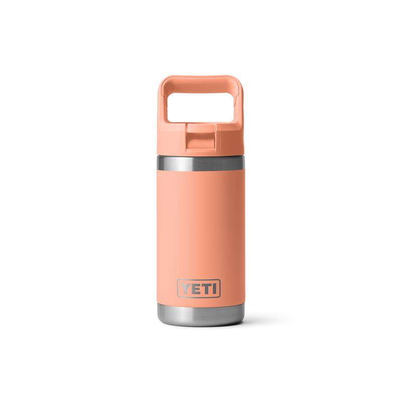 YETI Rambler Jr 12 oz Lowcountry Peach BPA Free Bottle with Straw Cap