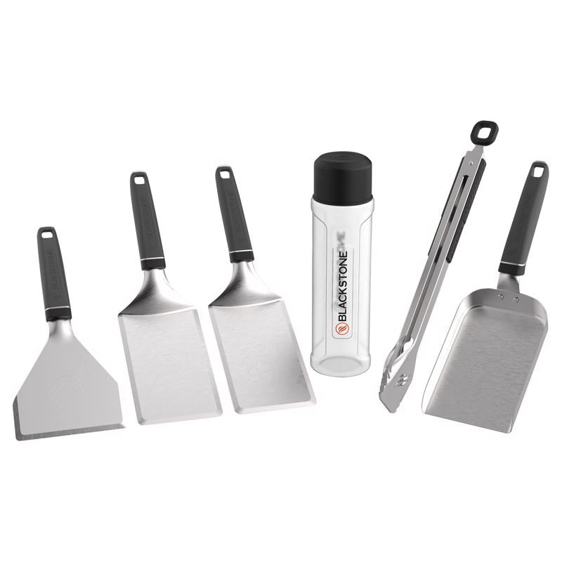 Blackstone Plastic/Stainless Steel Black/Silver Griddle Tool Set 6 pc