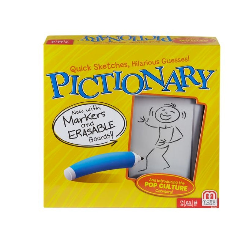 Mattel Erasable Marker Pictionary Game