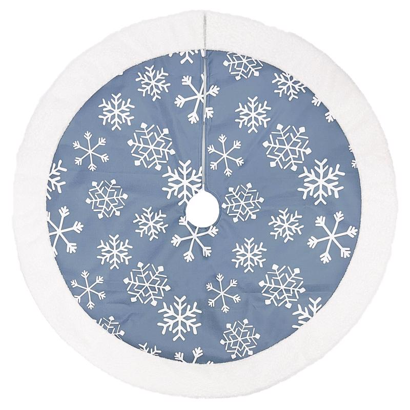 Celebrations Home Blue/White Snowflake Tree Skirt