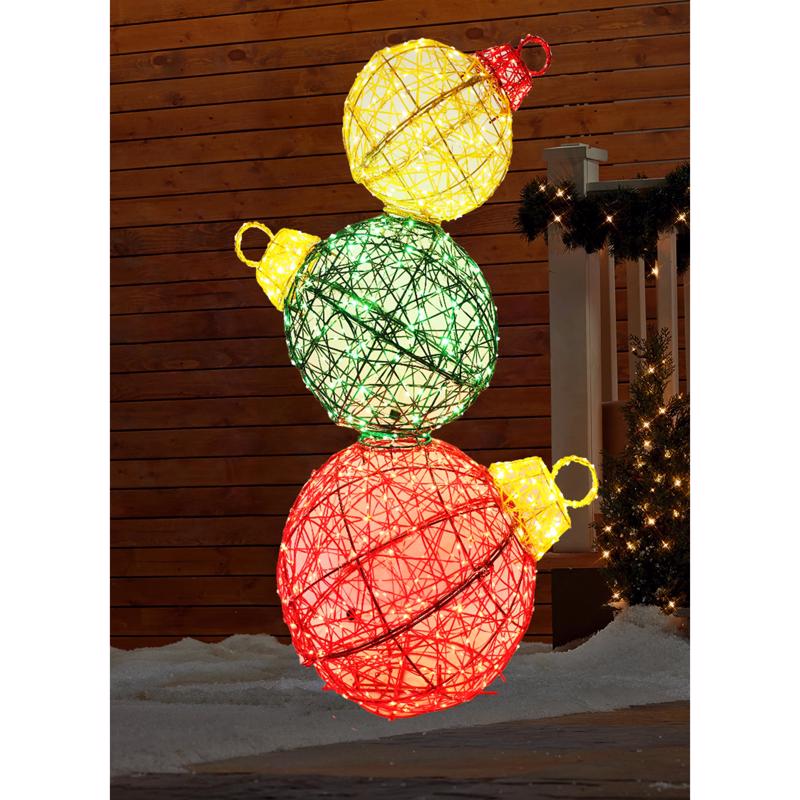 Sienna LED Multi Ornaments 39 in. Yard Decor