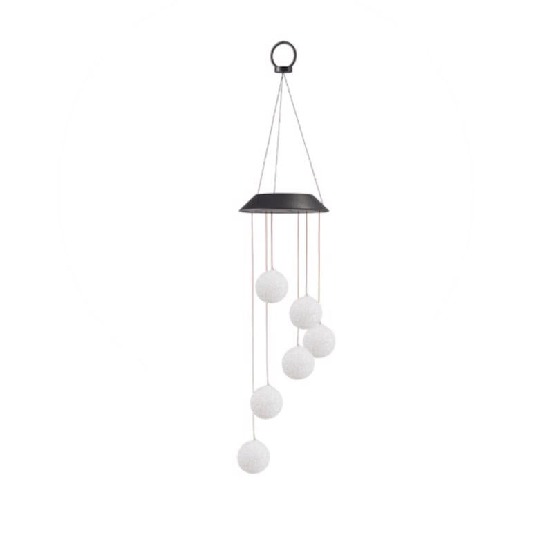 Globe Electric Skylar Metal/Plastic 29 in. Wind Chime