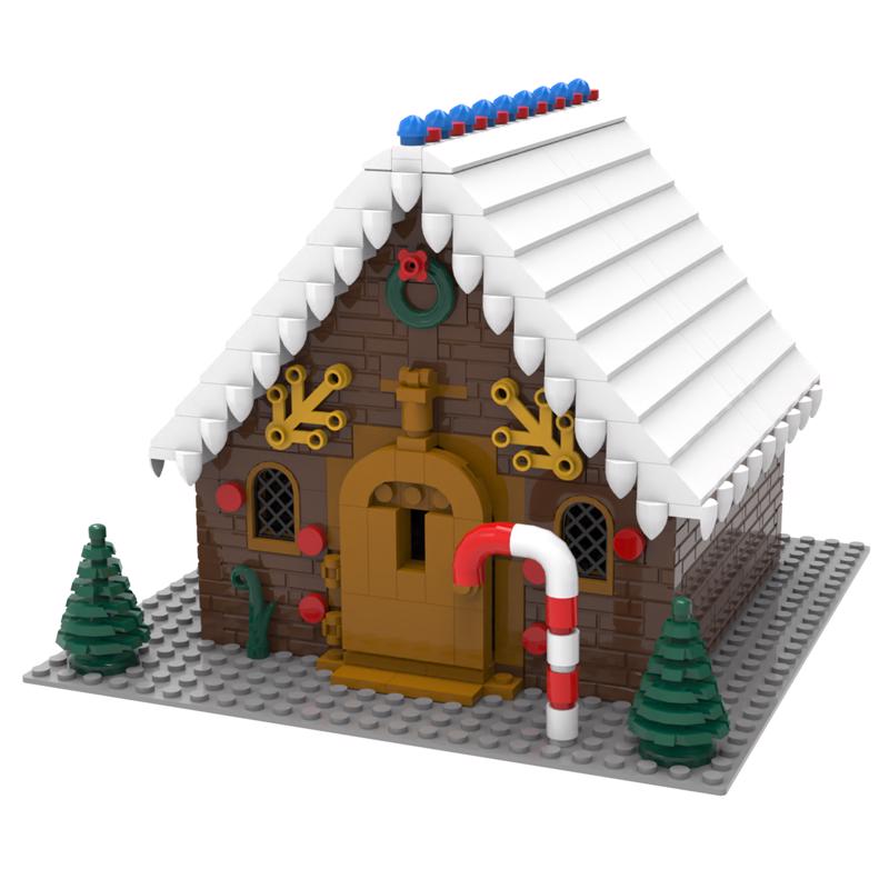 NovaBrix Gingerbread House Block Set 463 pc