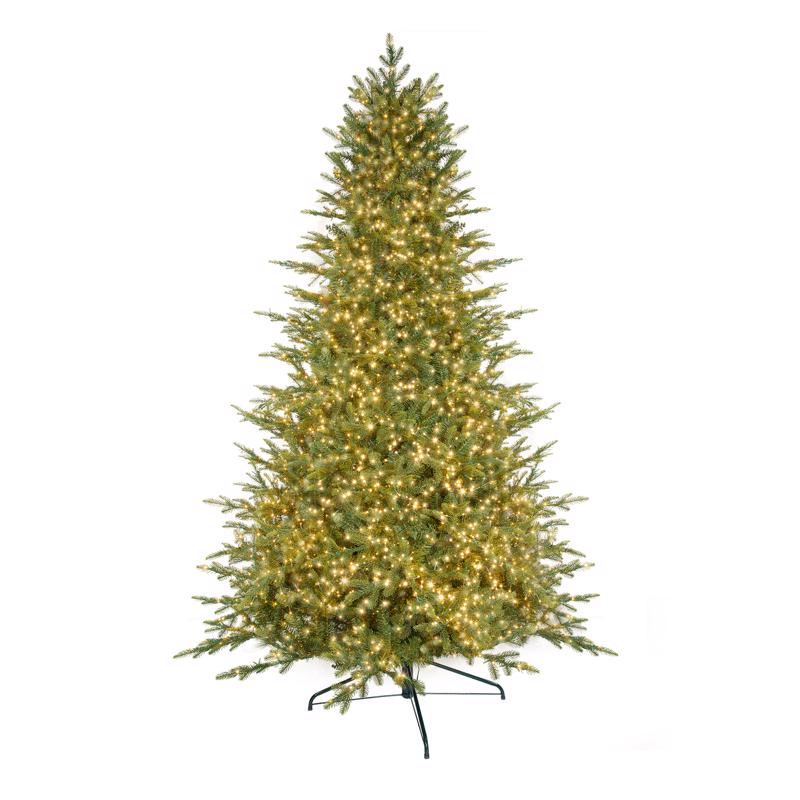 Holiday Bright Lights 7-1/2 ft. Full LED 2250 ct Emerald Pine Sparkle Color Changing Christmas Tree