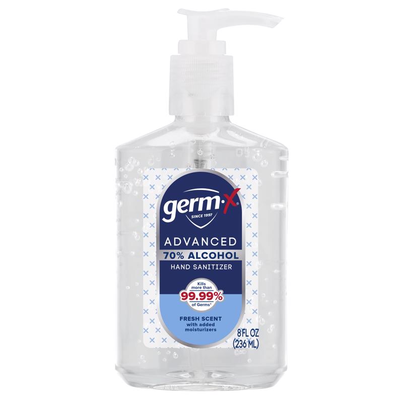 Germ-X Fresh Scent Liquid Advanced Hand Sanitizer 8 fl. oz.