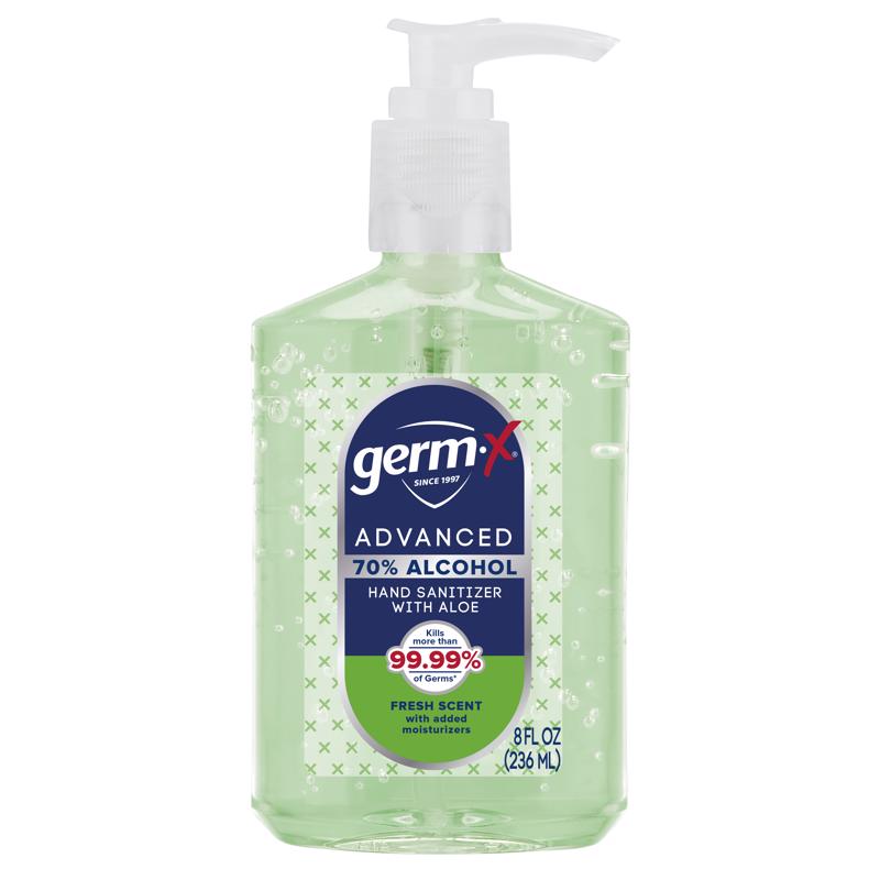 Germ-X Aloe Vera Scent Liquid Advanced Hand Sanitizer 8 fl. oz.