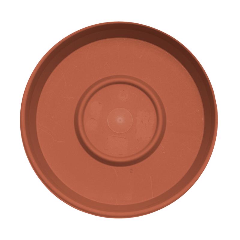 Bloem 51014C Plastic Traditional Plant Saucer Terra Cotta, 14 inch