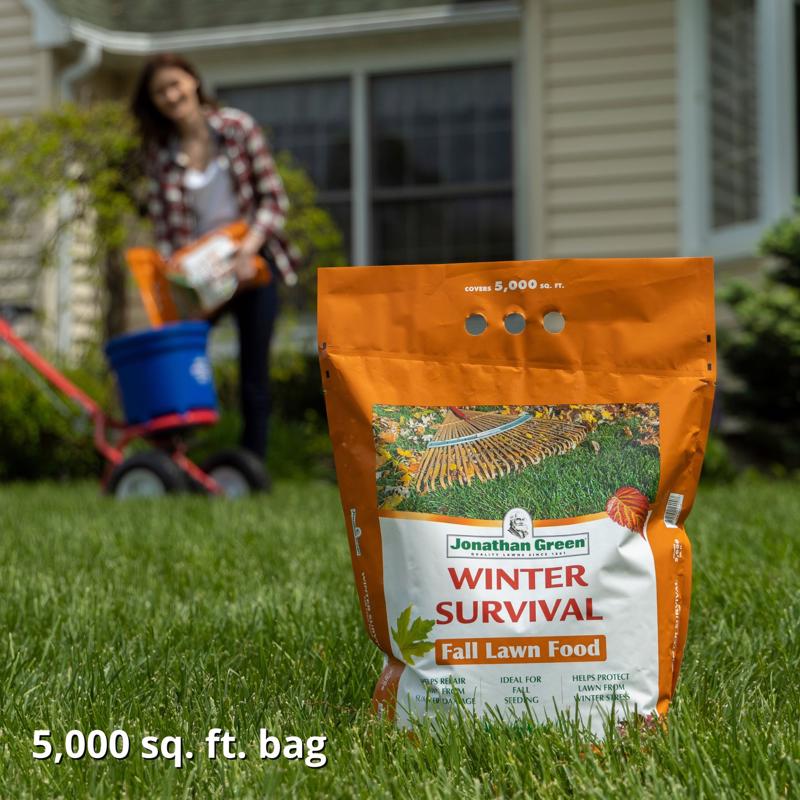 Jonathan Green 12400 Winter Survival All-Purpose Lawn Fertilizer For All Grasses 5000 sq ft