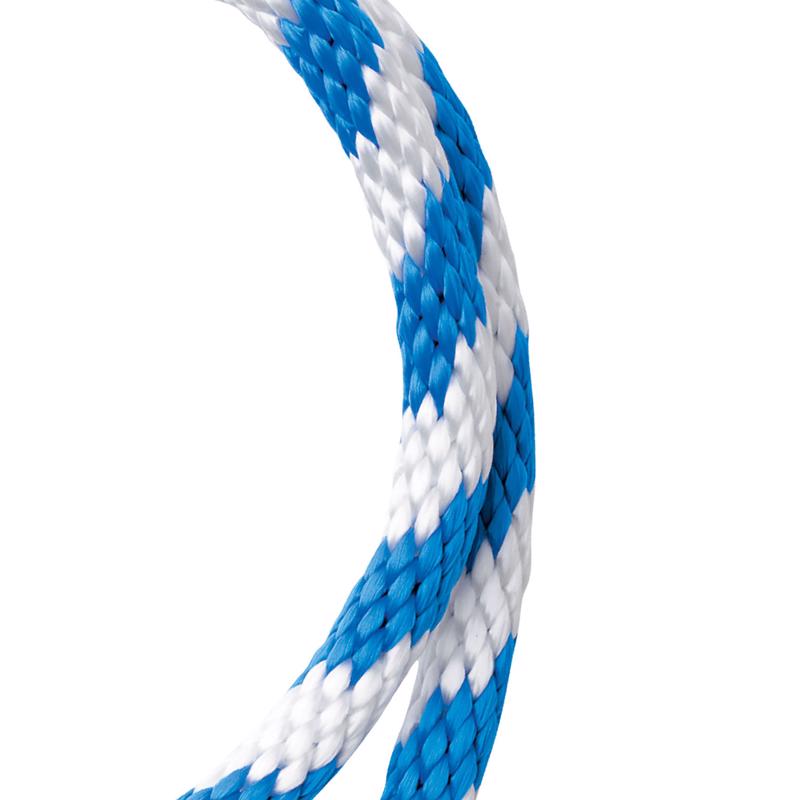 Koch 5132045 Poly Solid Braid Rope 5/8" X 140', Blue/White