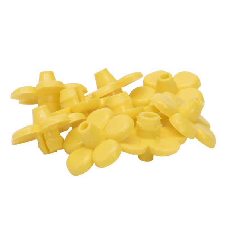 Perky-Pet 202FB Replacement Flower Feeding Ports w/ Bee Guards, Yellow, 9-Pack